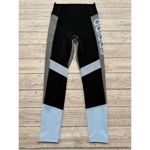 Adidas Leggings Women's Small Colorblock Climalite High Rise Slim Fit Activewear
